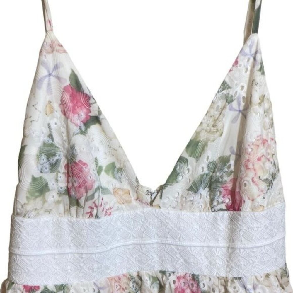 NWT Gianni Bini Midori Floral Print Chiffon Dress, size 12 - Picture 4 of 15
